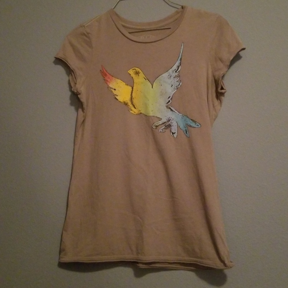 Grey graphic tee